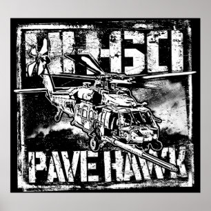 HH-60 Pave Hawk poster Sjabloon BK Poster