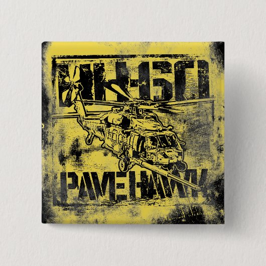 Hh-60 Pave Hawk Square Button Button (Voorkant)