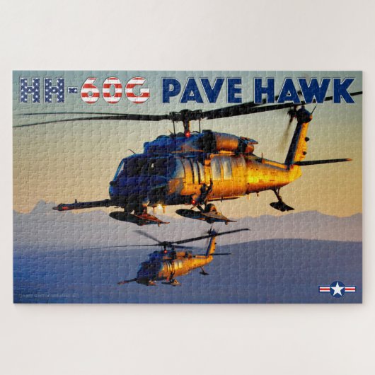 HH-60G PAVE HAWK (20x30 INCH) Legpuzzel (Horizontaal)