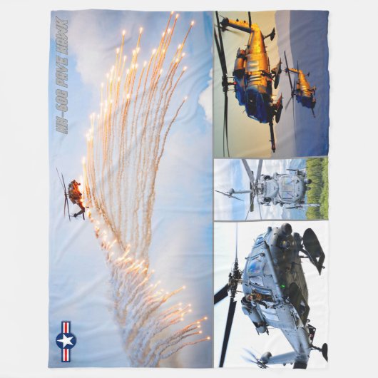 HH-60G PAVE HAWK FLEECE DEKEN (Voorkant)