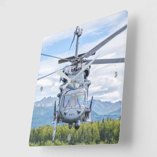 HH-60G PAVE HAWK VIERKANTE KLOK (Hoek)