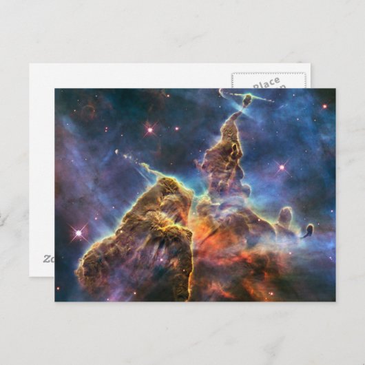 HH 901 en HH 902 in de Carina Nebula Briefkaart (Voorkant / Achterkant)