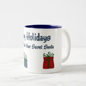 HH de vos paquets secrets de Père Noël - tasse de (Devant droit)