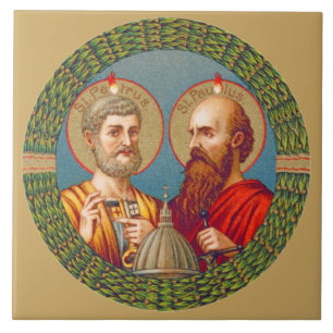 HH. Petrus en Paulus, Apostelen (JMAS 01) Tegeltje