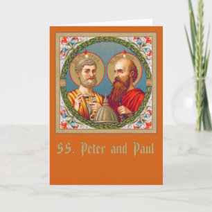 HH. Petrus en Paulus (JMAS 01) Lege Wenskaart Kaart