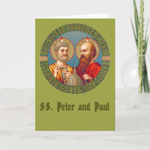HH. Petrus en Paulus (JMAS 01) Lege Wenskaart Kaart
