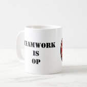 HHOD Teamwork is OP Koffiemok (Voorkant links)