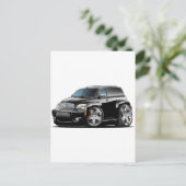 HHR zwarte-paneelwagen Briefkaart (Staand voorkant)