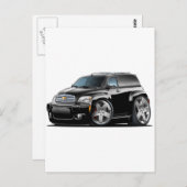 HHR zwarte-paneelwagen Briefkaart (Voorkant / Achterkant)