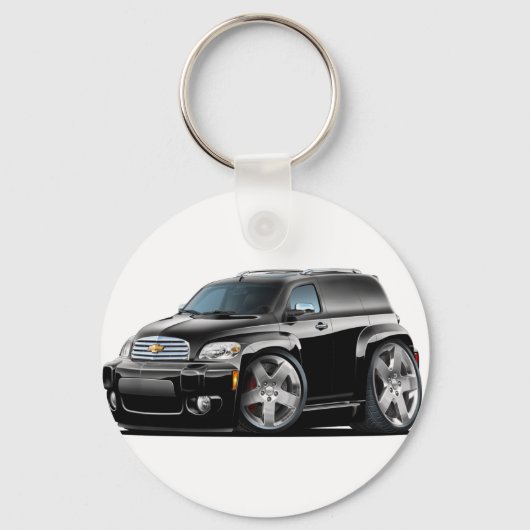 HHR zwarte-paneelwagen Sleutelhanger (Voorkant)
