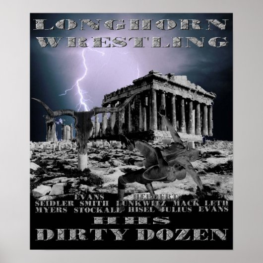 HHS Wrestling Poster (Voorkant)