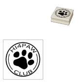 HI4PAW CLUB 	RUBBERSTEMPEL (Gestempeld)