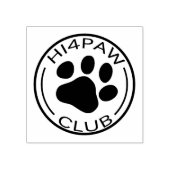 HI4PAW CLUB 	RUBBERSTEMPEL (Afrduk)