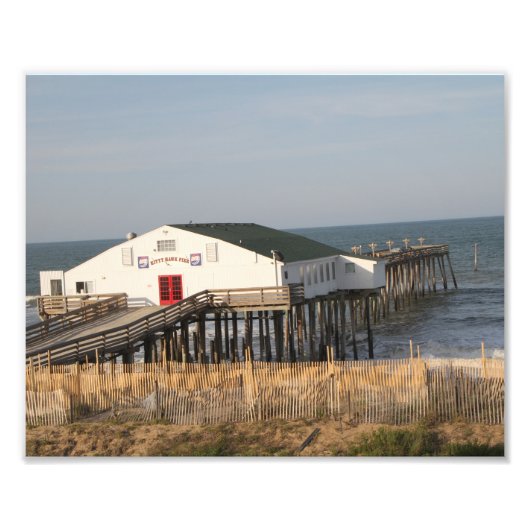 Hi-def photo Kitty Hawk Pier, NC, Outerbanks (Devant)