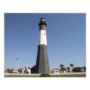 Hi Def Photography Tybee Island Lighthouse GA Foto Afdruk