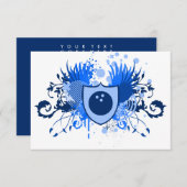 hi-fi bowling crest kaart (Voorkant / Achterkant)