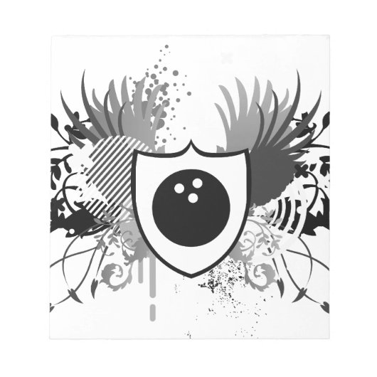 hi-fi bowling notitieblok (Voorkant)