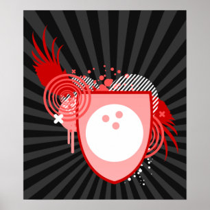 hi-fi bowling poster
