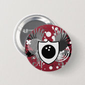 hi-fi bowling ronde button 5,7 cm (Voorkant /achterkant)