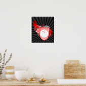 hi-fi bowlingcrest poster (Keuken)