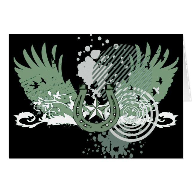 hi-fi geluksvogel hoefijzer (Voorkant Horizontaal)