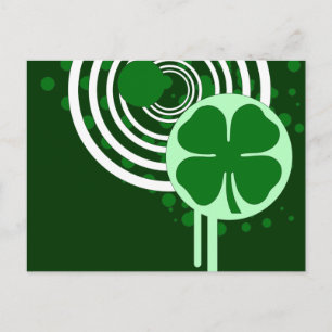 hi-fi shamrock bubbles briefkaart