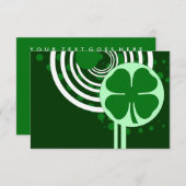 hi-fi shamrock bubbles kaart (Voorkant / Achterkant)