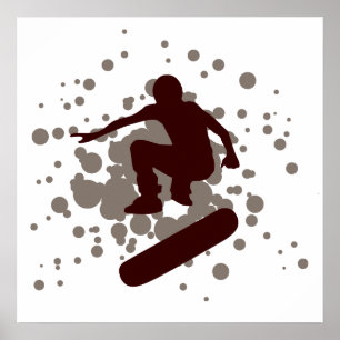 hi-fi skateboarden : luchtbellen : poster