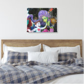 Hi Five Beeldhouwwerk Canvas Afdruk (Insitu (Slaapkamer))