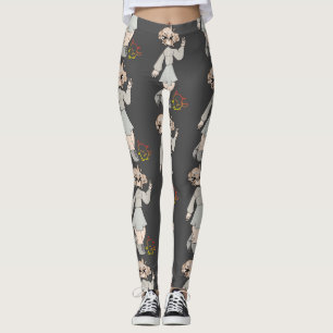 Hi Girl Baby Cute Tekening Leggings