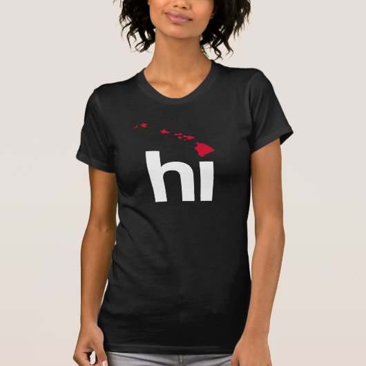 HI HAWAII ONTWERP - CLASSIC - Map Design -.png T-shirt (Voorkant)