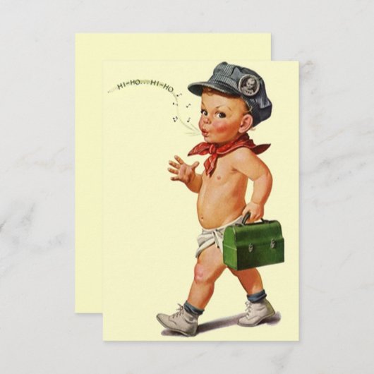 Hi Ho Whistler Design Blank Uitnodigingen (Voorkant / Achterkant)