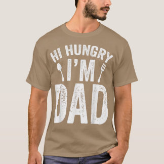Hi Hungary Im Dad Day Dad Father Gezegden T-shirt