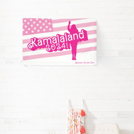 "Hi Kamala" - Bannière (slogan A) (Insitu)