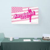 "Hi Kamala" - Bannière (slogan A) (Salon professionnel)