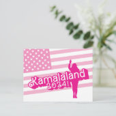 "Hi Kamala" - Briefkaart (geen slogan) (Staand voorkant)