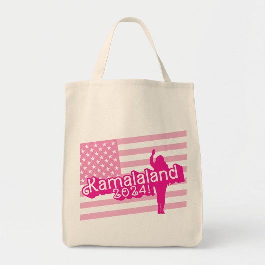 "Hi Kamala" - Grocery Tas (geen slogan) (Voorkant)