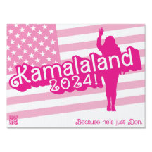 "Hi Kamala" - Panneau de triage (avec slogan A)