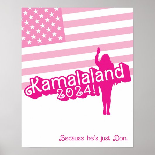 "Hi Kamala" - Poster vertical (avec slogan A) (Devant)