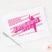 "Hi Kamala" – Rectangle Sticker (tagline A) (Envelop)