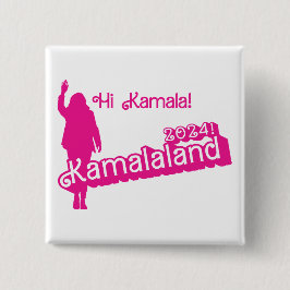 "Hi Kamala" – Square Button (tagline B)