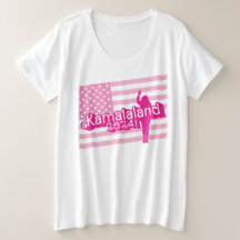 "Hi Kamala" – Vrouwen + T-shirt (geen slogan)