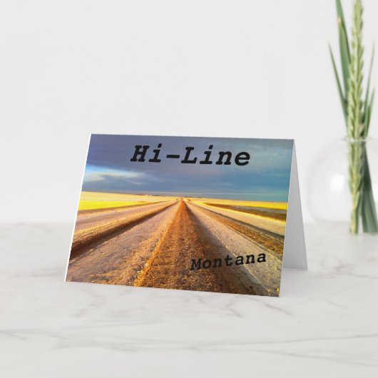 Hi-Line Montana Kaart (Voorkant)