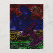 Hi Neon Briefkaart (Voorkant)