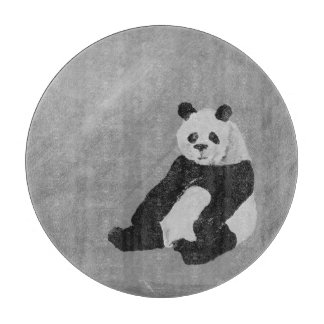 Hi, Panda! Round Cutting Board Snijplank