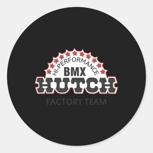 Hi-Perforce BMX Hutch Ronde Sticker (Voorkant)