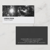 Hi-Phi - 096 - Sun Through Trees B&W Visitekaartje (Voorkant / Achterkant)