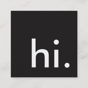 hi plein vierkante visitekaartje