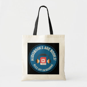 Hi Res Audiobook Lover Sac fourre-tout foncé