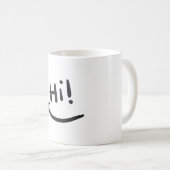 Hi smiling koffiemok (Voorkant rechts)